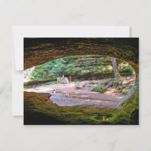 Old Man Cave, Hocking Hills State Park, Ohio Briefkaart