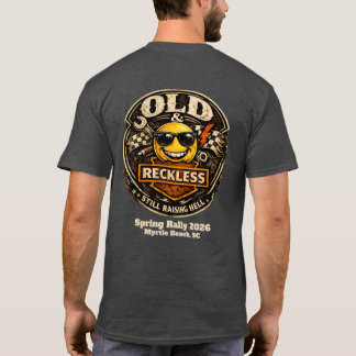Old Man Harley Tee Myrtle Beach Bike Week T-shirt