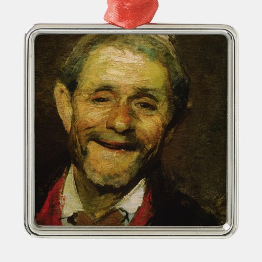 Old Man Laughing, 1881 Metalen Ornament (Voorkant)