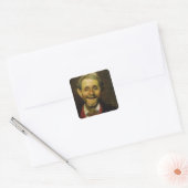 Old Man Laughing, 1881 Vierkante Sticker (Envelop)