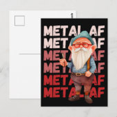 Old Man still Metal AF Briefkaart (Voorkant / Achterkant)