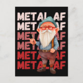 Old Man still Metal AF Briefkaart (Voorkant)