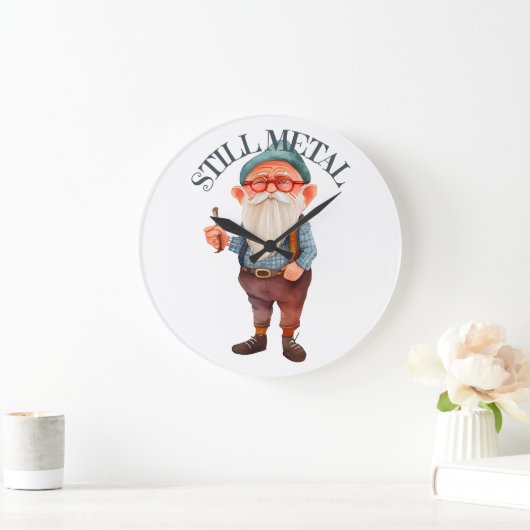 Old Man still Metal AF Grote Klok (Huis)