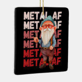 Old Man still Metal AF Keramisch Ornament (Rechts)