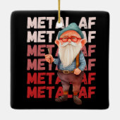 Old Man still Metal AF Keramisch Ornament (Achterkant)