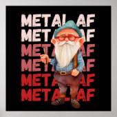 Old Man still Metal AF Poster (Voorkant)