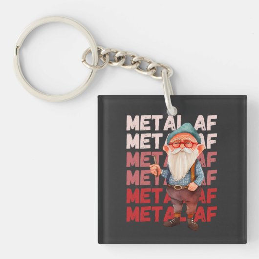 Old Man still Metal AF Sleutelhanger (voorkant)