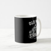 Old Man Strength Funny Gym Motivation Workout Gift Koffiemok (Voorkant rechts)