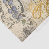 Old Manuscript Book Page Decoupage Tissue Paper Tissuepapier (Detail)