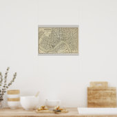Old Map of New Orleans, LA Poster (Keuken)