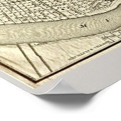 Old Map of New Orleans, LA Poster (Hoek)