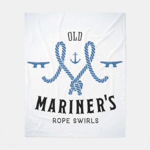 Old Mariner Poster Fleece Deken