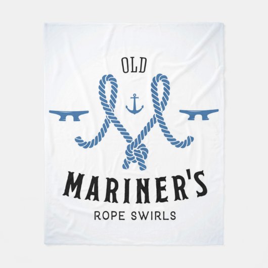 Old Mariner Poster Fleece Deken (Voorkant)