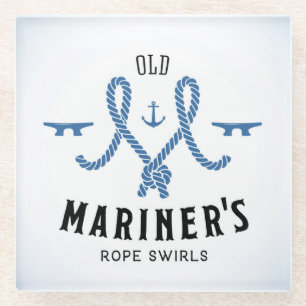 Old Mariner Poster Glazen Onderzetter