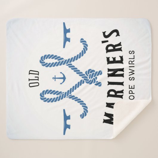 Old Mariner Poster Sherpa Deken (Voorkant (horizontaal))