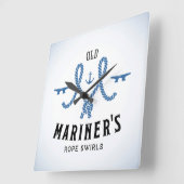 Old Mariner Poster Vierkante Klok (Hoek)