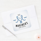 Old Mariner Poster Vierkante Sticker (Envelop)