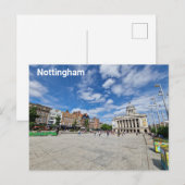 Old Market Square, Nottingham Briefkaart (Voorkant / Achterkant)