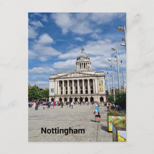 Old Market Square, Nottingham Briefkaart (Voorkant)