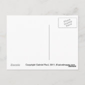 Old Masters Garden Briefkaart (Achterkant)