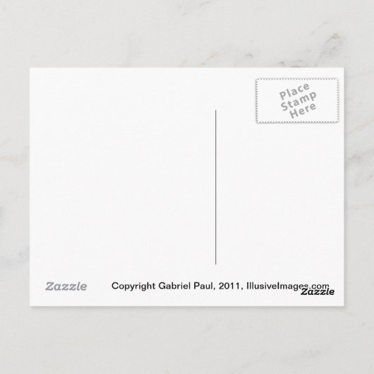 Old Masters Garden Briefkaart (Achterkant)