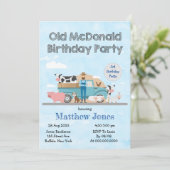 Old McDonald Boerderij Birthday Party (Staand voorkant)