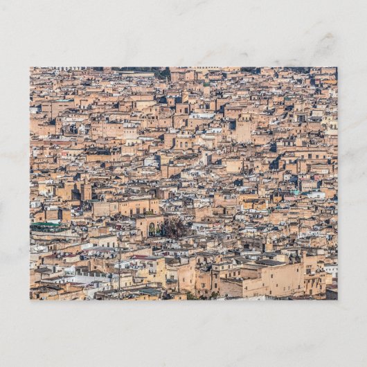 Old Medina, Fez Marokko Briefkaart (Voorkant)