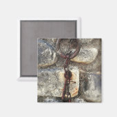 Old Metal and Rocks Magneet (Voorkant / Achterkant)