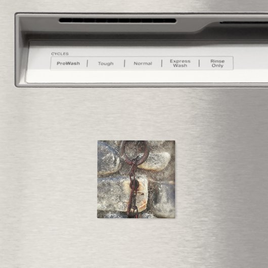 Old Metal and Rocks Magneet (Insitu (Vaatwasser))