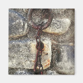 Old Metal and Rocks Magneet (Voorkant)