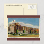 Old Methodist Hospital in Gary, Indiana Briefkaart (Voorkant / Achterkant)