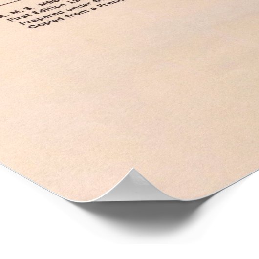 Old Metz France Map (1943) Poster (Hoek)