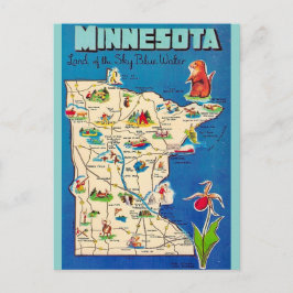 Old Michigan Kaart Briefkaart