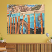 Old Milk Truck Canvas Afdruk (Insitu (Woonkamer))