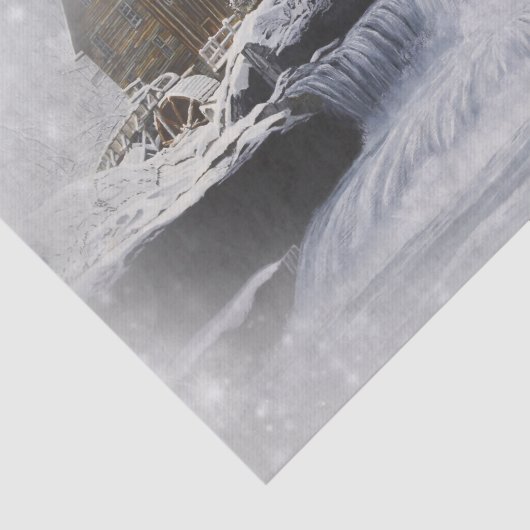 Old Mill 10lb-weefselpapier, wit Tissuepapier (Detail)