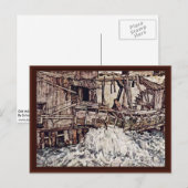 Old Mill by Schiele Egon Briefkaart (Voorkant / Achterkant)