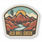 Old Mill Creek, Illinois Sticker (Voorkant)