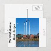 Old Mill District Briefkaart (Voorkant / Achterkant)