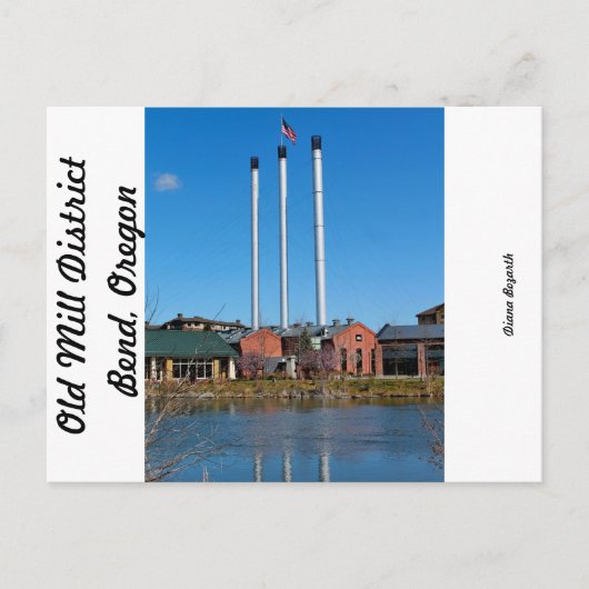 Old Mill District Briefkaart (Voorkant)