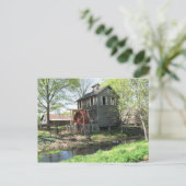 Old Mill en Creek Briefkaart (Staand voorkant)