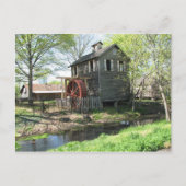 Old Mill en Creek Briefkaart (Voorkant)