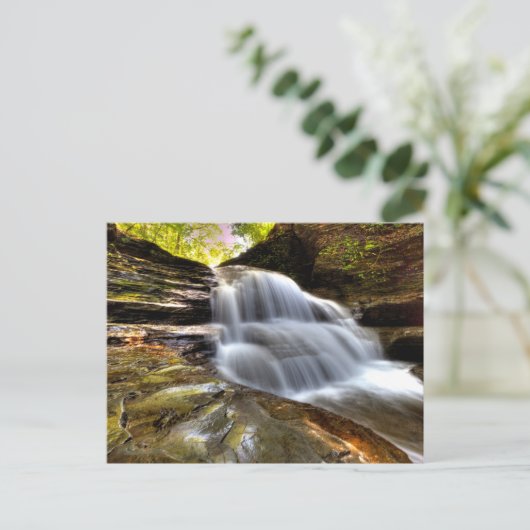 Old Mill Herfsten, Robert H Treman State Park, NY Briefkaart (Staand voorkant)