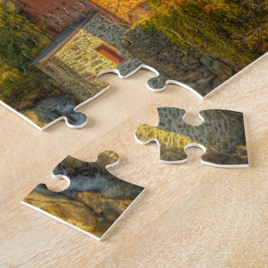 Old Mill in Vermont Legpuzzel (Zijkant)