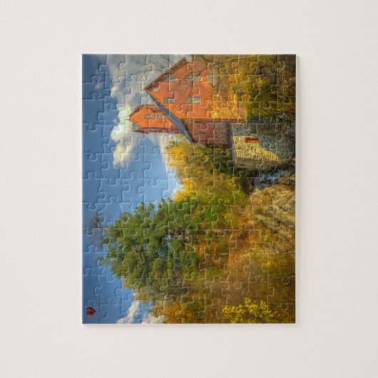 Old Mill in Vermont Legpuzzel (Verticaal)