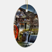 Old Mill Keramisch Ornament (Rechts)