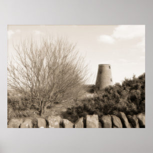 Old Mill met Trees - Schotland Poster