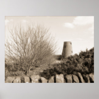 Old Mill met Trees - Schotland Poster