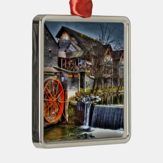 Old Mill Metalen Ornament (Rechts)