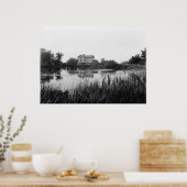 Old Mill op station Poster (Keuken)