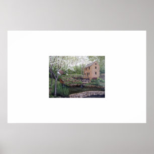Old Mill Poster